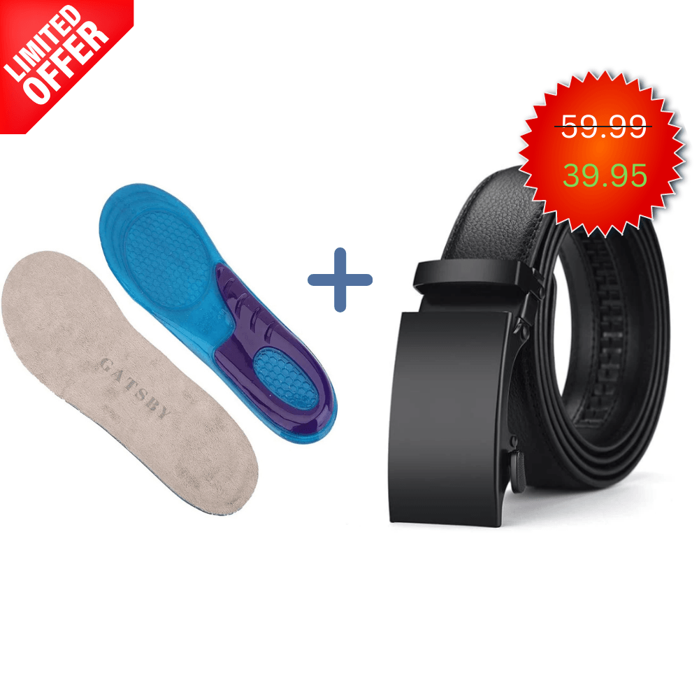 Gel Insole + Belt Bundle - GatsbyShoes