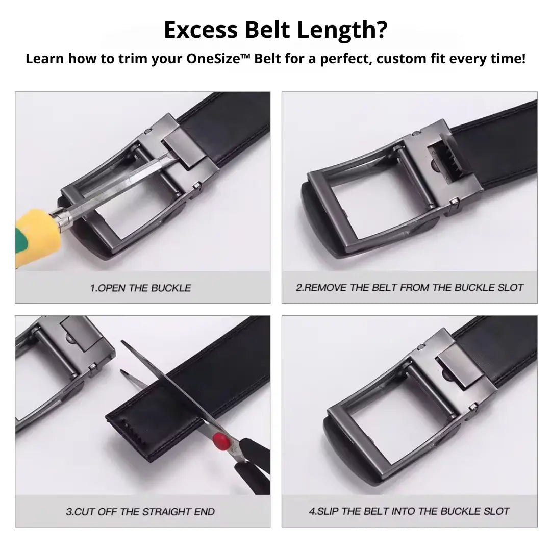 OneSize™ Dress-Casual Leather Belt