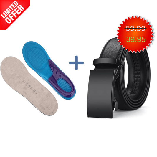 Gel Insole + Belt Bundle - GatsbyShoes